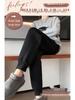 Plus Size Women's Thick Velvet Fleece Sweatpants - Winter Warm, Casual Sports Pants (Up to 200 Jin)