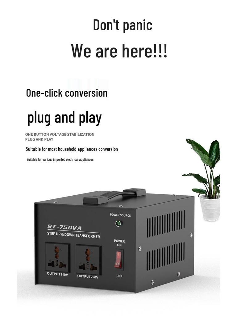 Lifting Transformer Voltage Converter ST-500W/1000W/2000W/3000W 220V to 110V