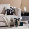 BBOYNEXTDOOR Who Cushion Cover Pillowcase Short Plush Invisible zipper Room Sofa Cushion Cover