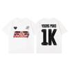 High Quality Cotton Oversized T Shirts Rapper Young Miko Tour 2026 Merch T-shirt Unisex Women Fashion Hip Hop Short Sleeve T-shirts