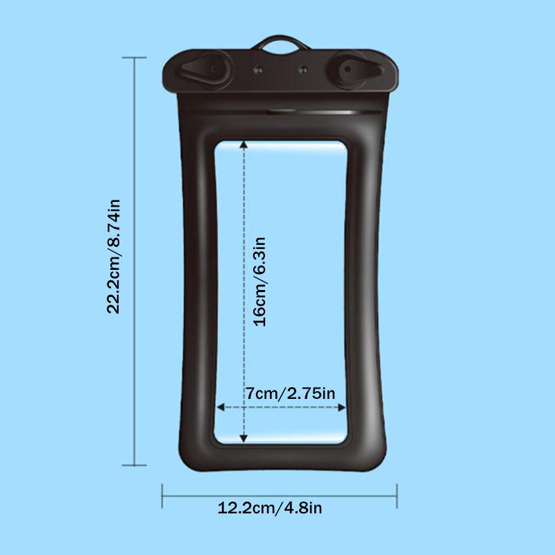 Floating Airbag Waterproof Swim Bag Phone Case Universal Highly Sensitive Touchscreen Phone Pouch The Water-Sprinkling Festival