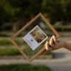 A4 3D Creative Photo Frame: No-Punch, Double-Sided Glass Plant Specimen Display (6-Inch/7-Inch)