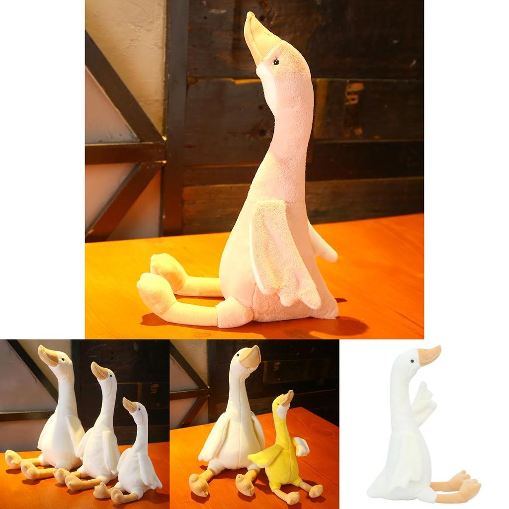 Cute White Pink Gray Swan Plush Toy Plush Doll Pillow For Kids Baby Gift And Comfort