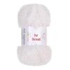Coarse Faux Fur Yarn Ball - Long Hair Mink for DIY Knitting: Hat & Scarf Kit