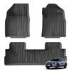 Smabee Right Drive for GWM Haval H6 HEV 2023 2024 (Rear Floor No Middle Tunnel) TPE Car All-weather Floor Mats Accessoreis