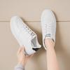 Autumn Women's Shoes New Breathable Little White Shoes Children's Korean Version Versatile Thick-soled Heightening Sports Shoes Casual Board Shoes Tr