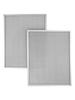 Replacement Set of 2 Aluminum Filters for Range Hood For Robinhood 103793 Fits Alto RA6WH 600 CHEF RF2A60 RF2A91 RF3A60 Models