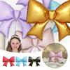 1PC Red Bowknot Aluminum Foil Balloon Children Birthday Party Photo Props Wedding Decor Small Blue Pink Monochrome Bow