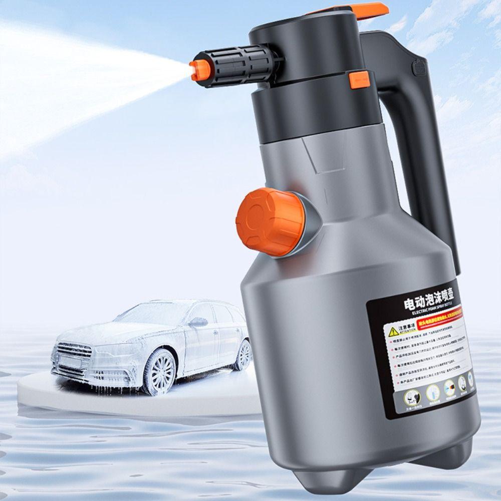 Handheld Electric Foam Sprayer 2L Foam Spray Bottle  For Car Wash Home Cleaning