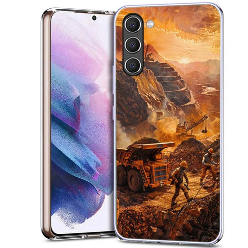 

Heavy Duty Dump Truck Equipment Inspection Phone Case for Samsung A54 A14 A24 A34 A17 A37 A57 A55 A35 A25 A15 A13 A23 A33 A53 A0 Samsung A15 4G