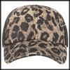 Netz Leo Leopardenmuster CA642 [Weißer Zahn] Kappe, Druck, Hut, Sport, Laufen, Outdoor, Damen (Leopard-Druck)