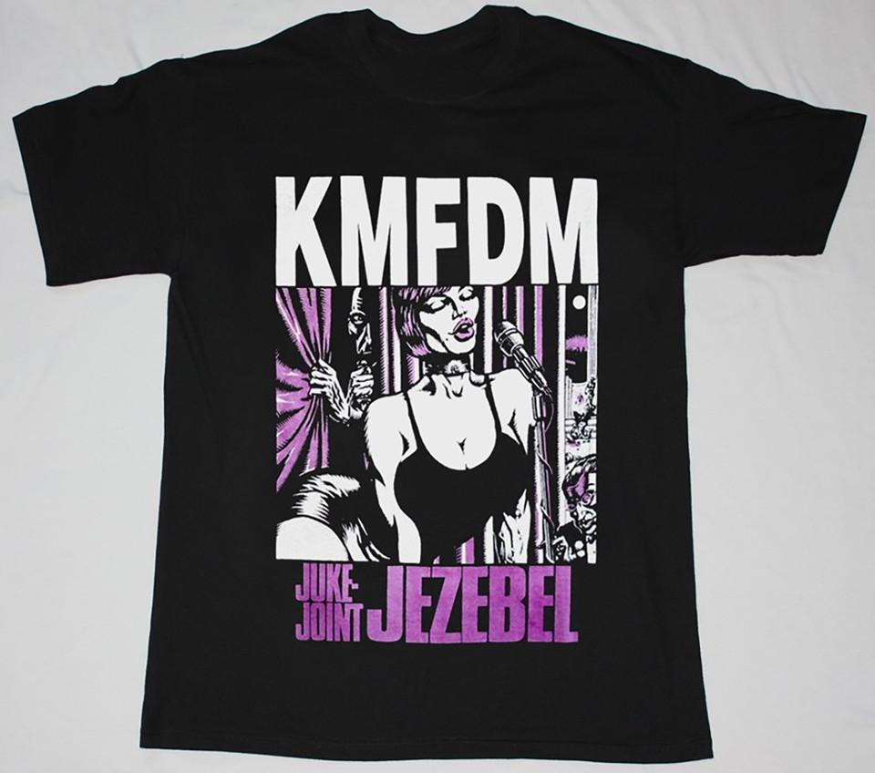 

Rare KMFDM JUKE JOINT JEZEBEL Band Gift For Fan All Size T-shirt Tops Tee S