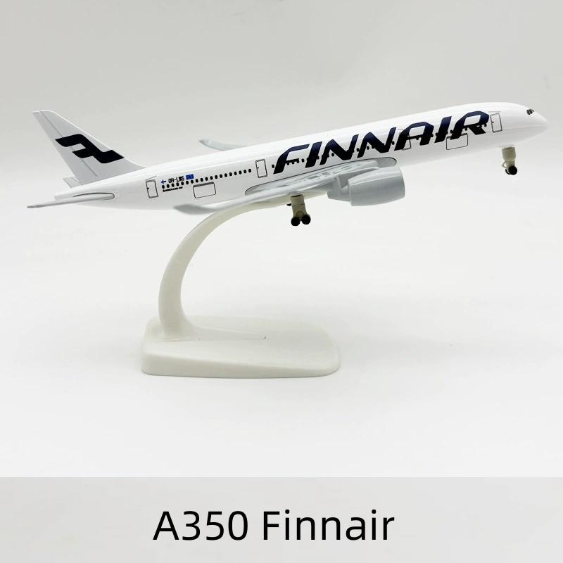 

1:400 Airbus 350 20 см Модель самолета Finnair Airlines Реплика самолета Материал сплава Литые самолеты Авиалинии A350Финляндия План