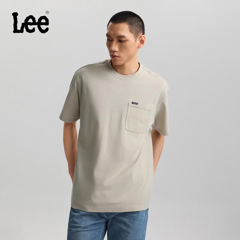 Lee Men's Loose Fit Crew Neck Pocket Short Sleeve T-Shirt