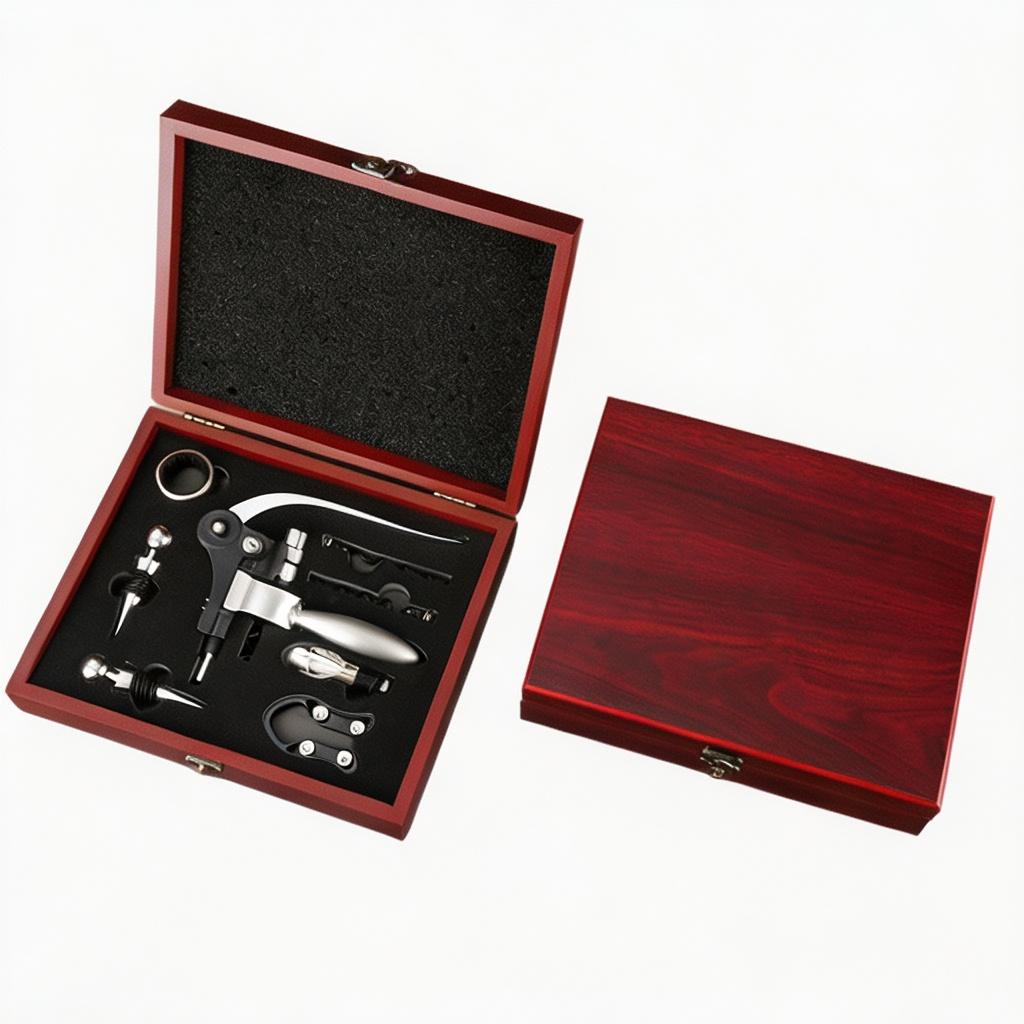 Bochen 2026 Bar Bottle Opener Set Bar Tools Wine Bottle Opener Customizable Wine Accessories Gift Set with Wooden Box