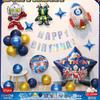 Ultraman Theme Boy Decoration Scene Arrangement Baby Children'S Party Balloon Birthday Aluminum Film Balloon