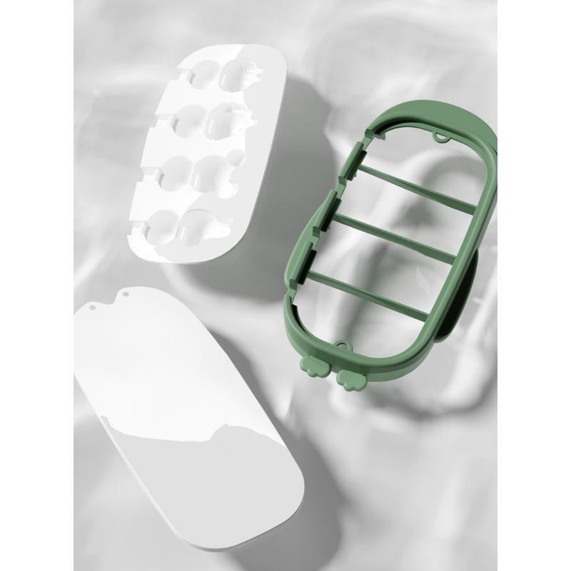 Cartoon Niedlich Eis Silikonform Eisformen Wiederverwendbar Leichtes Entformen DIY Eiswürfelformen Eiswürfelbereiter für Whiskey