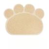 Anti-Haustier-Pfotenabdruck-Bodenmatte für Hunde und Katzen, Katzenstreumatte, Katzenstreu-Badewannenmatte, Katzenstreu-Toilette, rutschfeste Bodenmatte