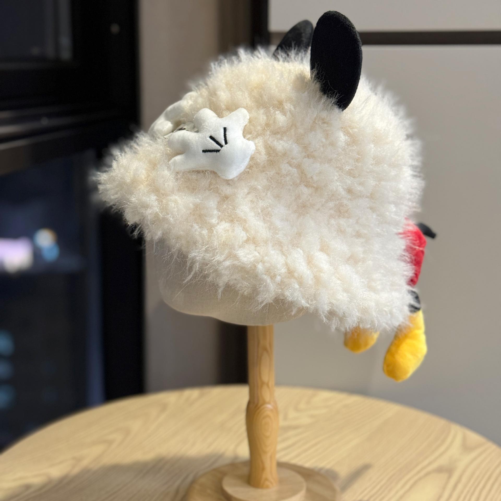 

The new cute Mickey Mouse butt-shaped plush fisherman s hat is perfect for girls in winter. It s sweet, flattering, and provides extra warmth and Adult54-60Average Size бежевый