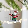 Christmas Swing Ornament User friendly Resin Hanging Decoration For Tree Wall Window Holiday Festival Decors Gift