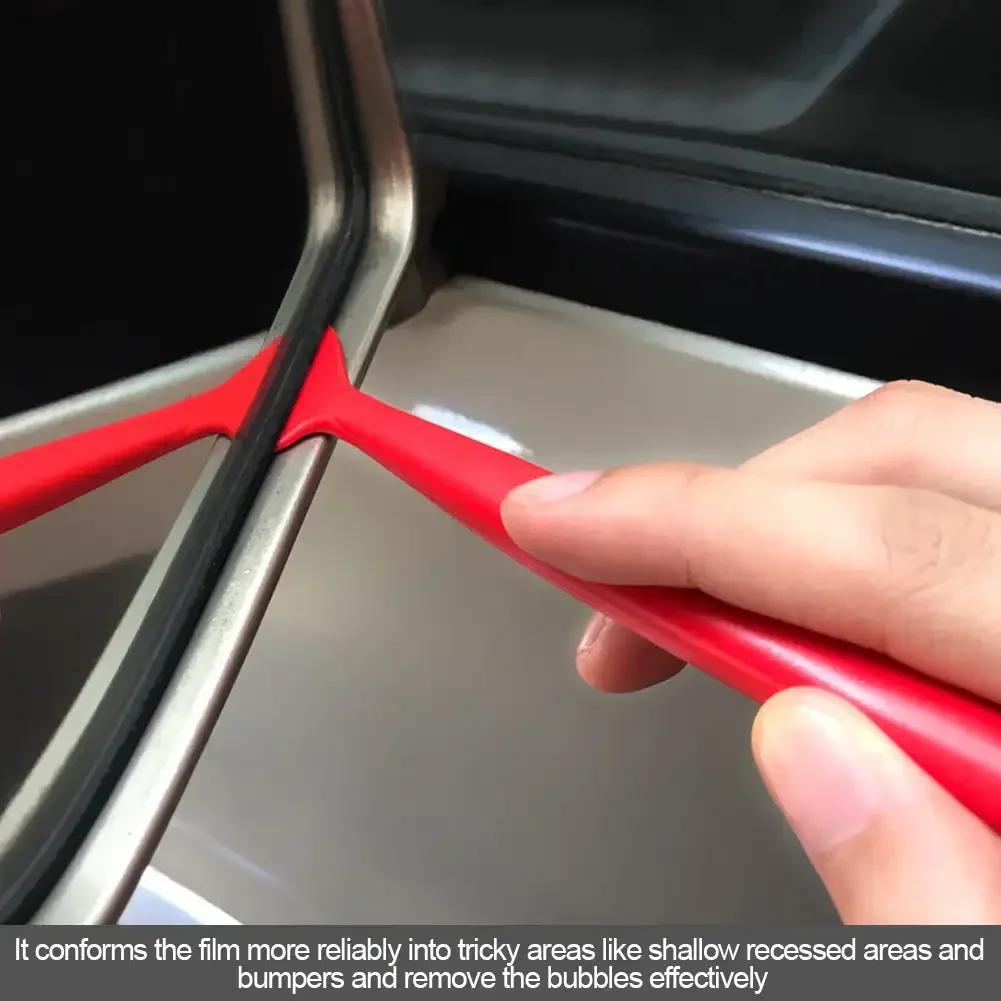 3/4PCS Car Vinyl Wrap Film Squeegee Scraper Edge-closing Detailing Tools For Automobile Film Sticking Car Styling Accessories