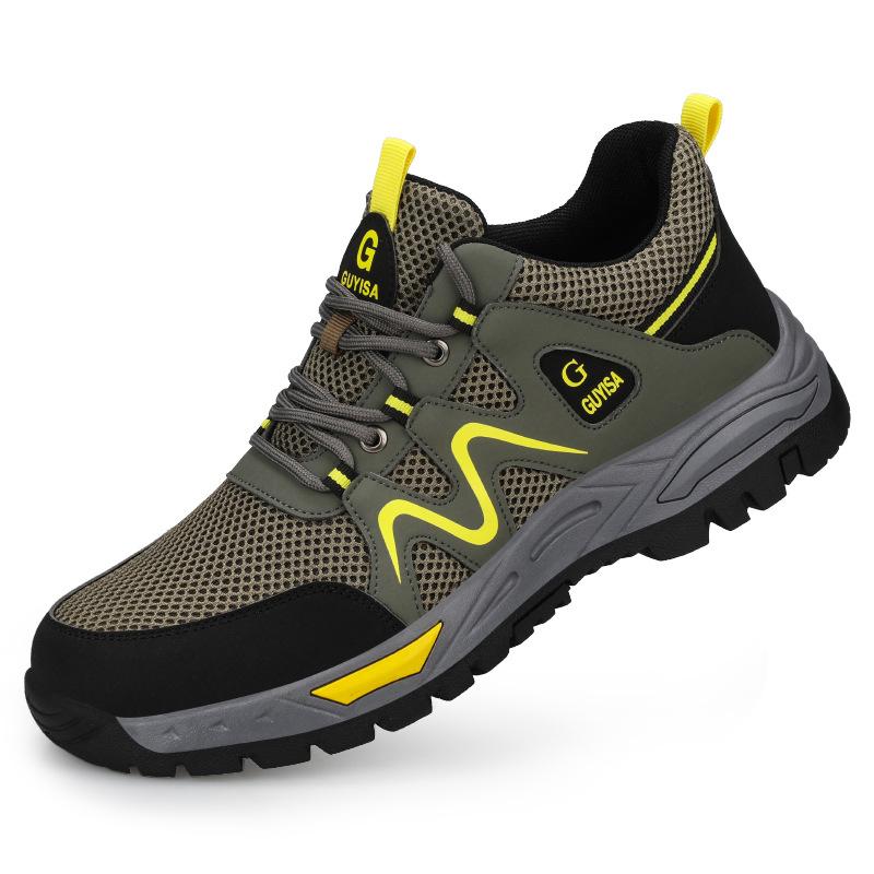 Labor Insurance Shoes Men's Anti-smashing, Anti-piercing, Wear-resistant, Anti-manufacturing, Breathable, Safety Protective Shoes