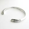 Carmelo: Men's Native American Eagle Bangle Bracelet in Silver (925)