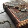 Magnifying Glass Necklace In Vintage Style Brass