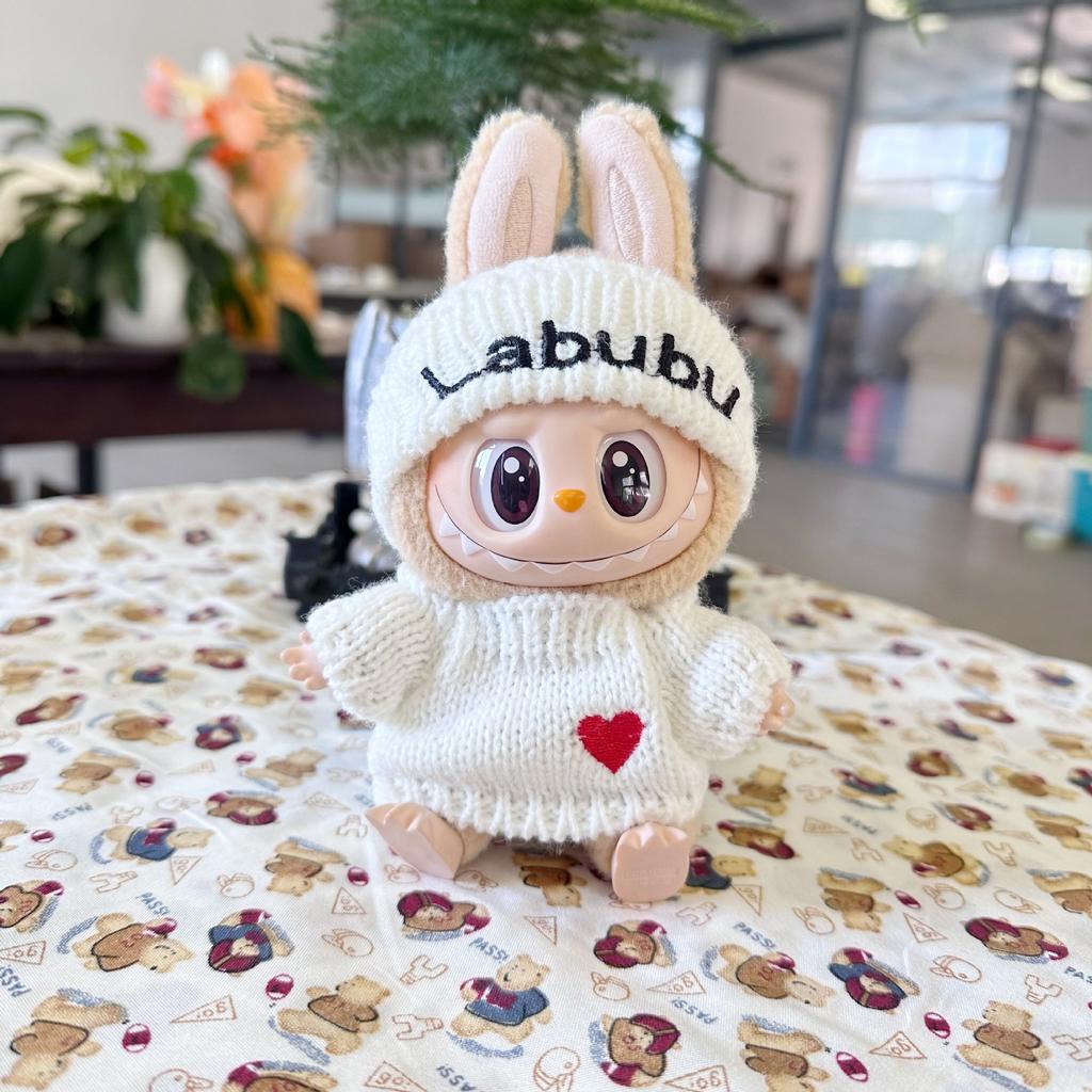 One or two generations of blind boxes, clothes, sweaters, hats, backpacks, DIY, casual with LABUBU, sitting party baby clothes.