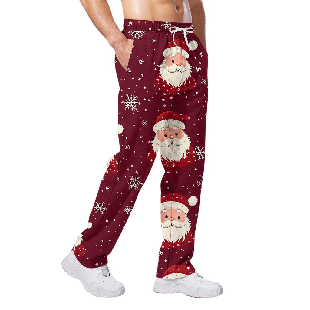 Men's Relaxed-Fit Casual Sweatpants With Stretch Waistband And Drawstring Yoga Pants