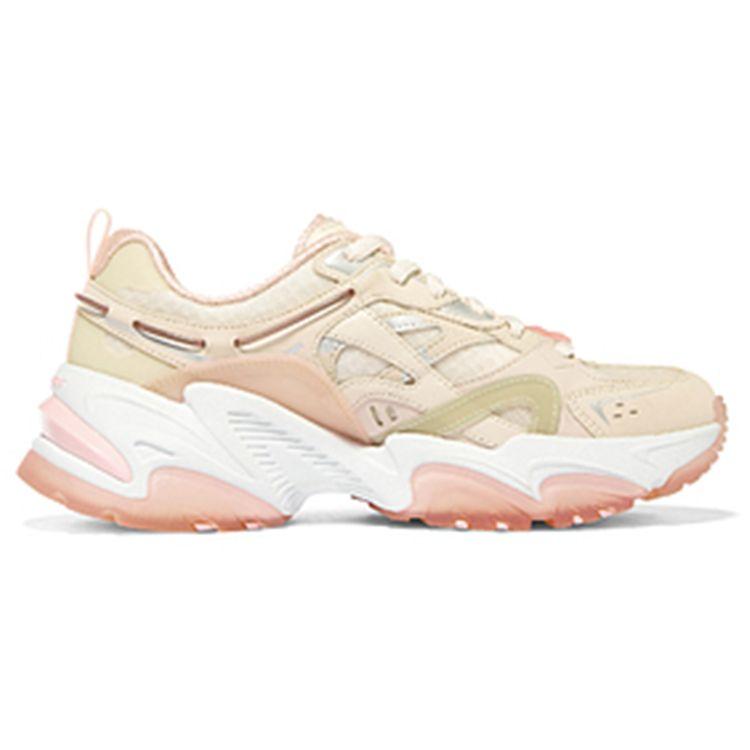 Skechers Stamina V2 Mech Shoes Second Generation Shock Absorbing Low-Top Women Sneakers Peach 896116-NTPK