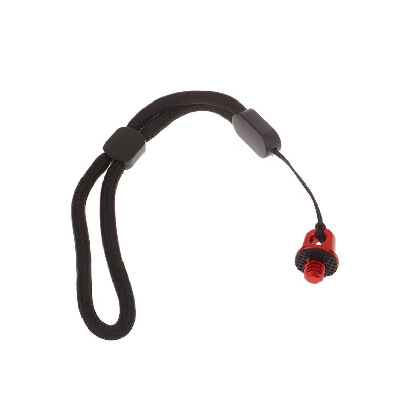 

1/4-дюймовый винт для камеры с 1/4-дюймовым D-образным кольцом-адаптером с регулируемым ремешком на запястье для штатива, фотостудия красный