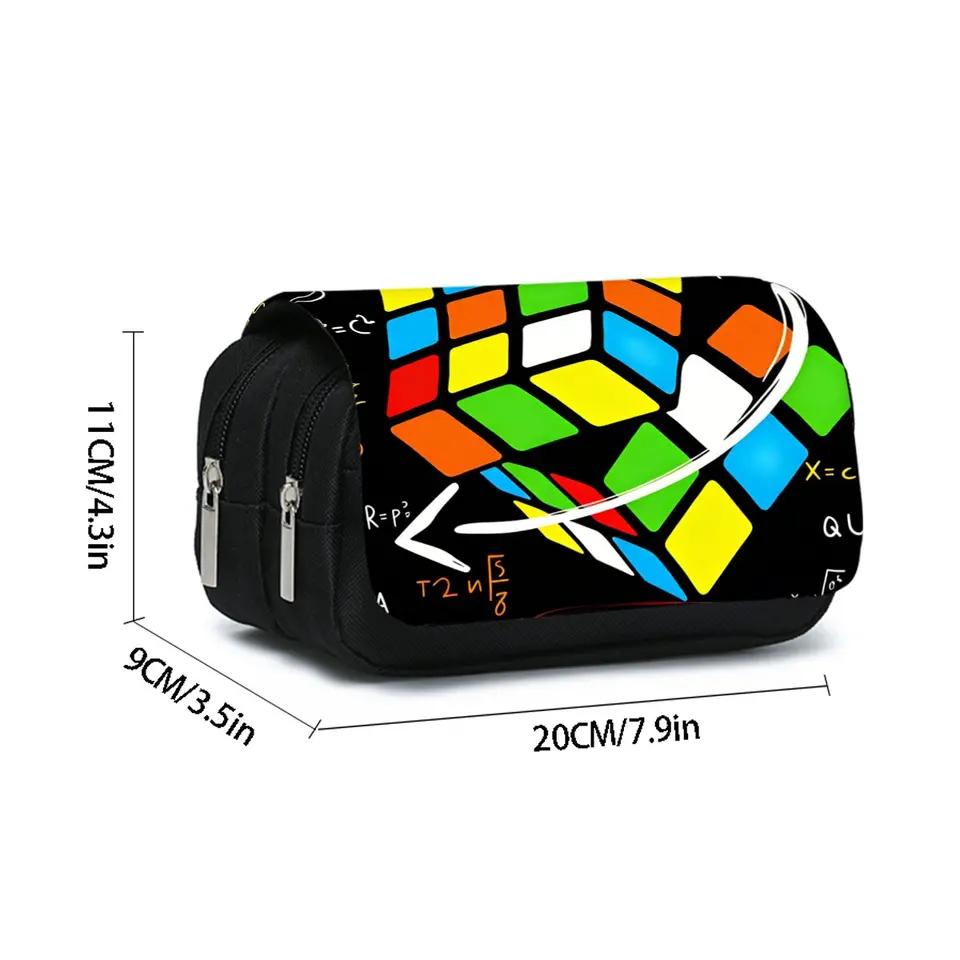 Tavola Periodica Elementi Fantasia Doppia Faccina Astuccio Portapenne Unisex Miglior Regalo 3D Uso Scolastico Ufficio Bambini
