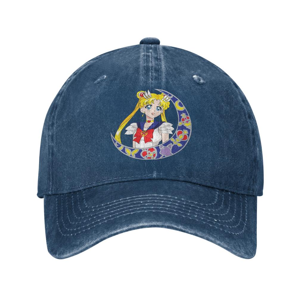 Sailors Moons Magical Girl Kitty Cat Printed Caps Unisex Women Cotton Trucker Hat Daily Wear Baseball Cap Adjustable