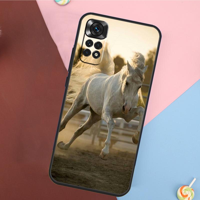 Coque Cheval au Galop Pour Xiaomi Redmi Note 13 Pro 14 12 11 9 10 9S 10S 11S 12S Redmi 10C 12C 13C 14C Étui
