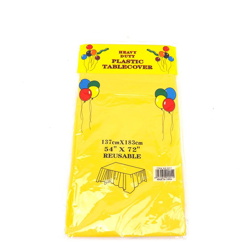 Environmentally Friendly Disposable Plastic Party Wedding Tablecloth Catering Meal Tableware Environmentally Party Tablecloths