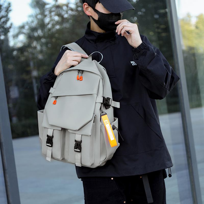 Stylový nylonový batoh pro žáky nižšího sekundárního vzdělávání - Velká kapacita, unisex, všestranný a ideální pro školu nebo běžné nošení