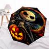 Nightmare Before Christmas Themed Automatic Opening and Closing Umbrella, Brightly Colored 8-rib Portable Umbrella, Suitable for Men and Women, A Perf