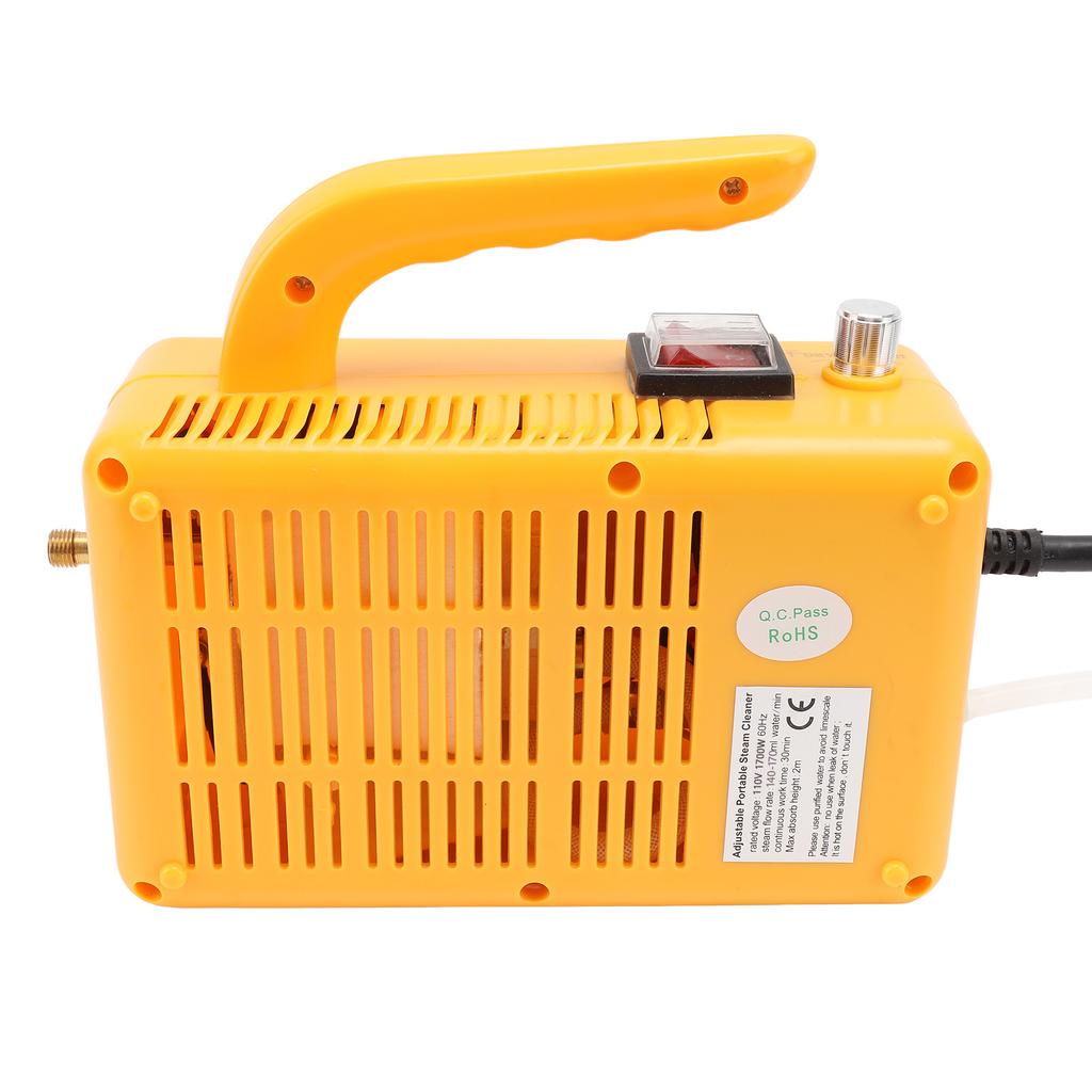 High Pressure Steam Cleaner Handheld High Temp Portable Cleaning Machine Tankless for Home Use Car Detailing Kitchen