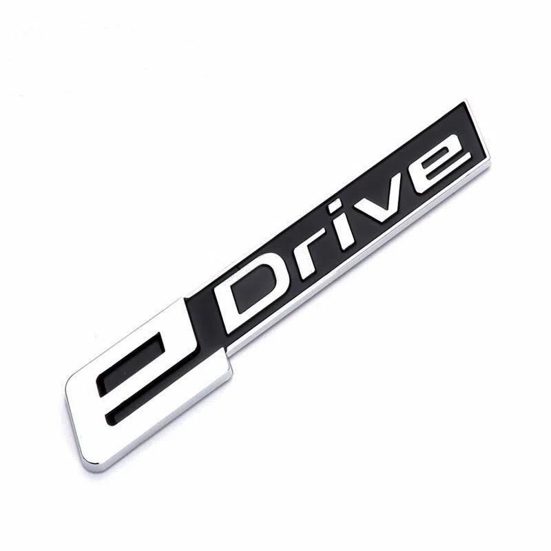 Car Trunk Fender Chrome Badge Emblem Decals Sticker For EDrive 225xe i4 i3 i8 X3 X5 3 5 Series i01 i12 i15 G30 G31 F30 G05