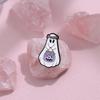 White Ghost Adventurous Chest Pin Distinctive Halloween Pumpkin Series Enamel Badge All For