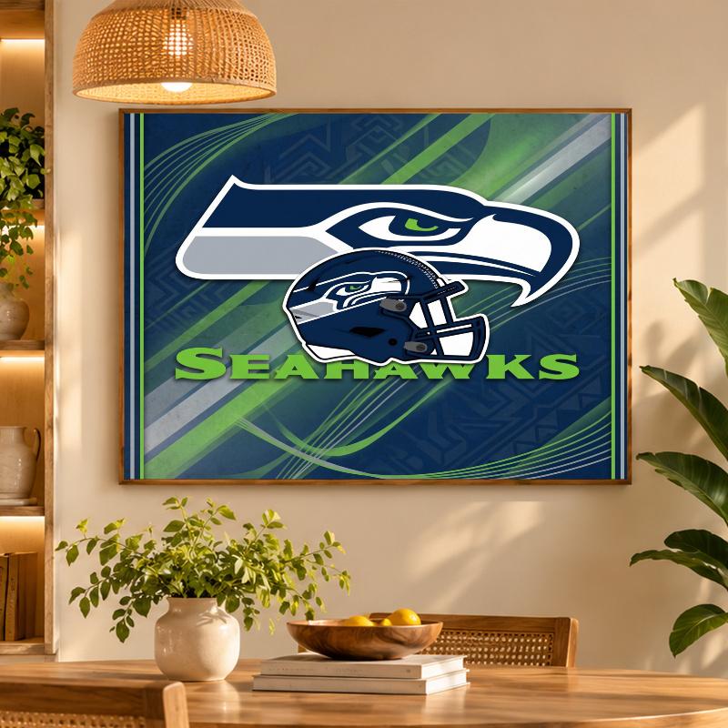 5D Diamond Painting Seattle Seahawks DIY Full Drill Diamond Art Kit Home Decoration