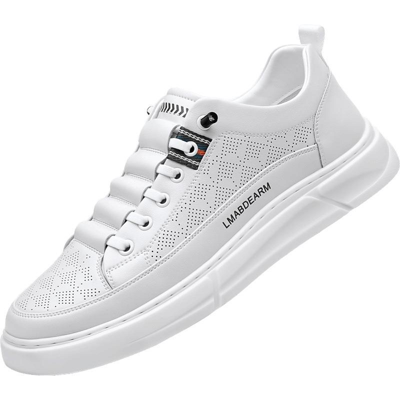 Summer Men's Casual Shoes Comfortable Casual Little White Shoes Breathable Mesh Men's Shoes Versatile Sports Shoes Men's Board Shoes