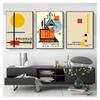 1923 Weimer Exhibition Abstract Artwork Modern Art Wall Art Canvas Painting Silk Poster Home G689 Art Decor Bauhaus Ausstellung