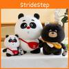 Panda Bear Bamboo Plush Toy Cartoon Stuffed Animal Doll Cute Kids Birthday Gift