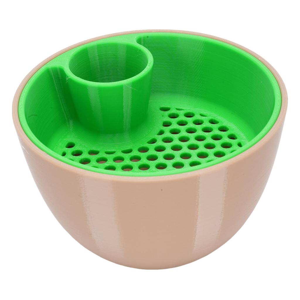 Pistachio Bowl Snack Serving Bowl Double Nut Bowl with Shell Storage Versatile Use for Home Kitchen Green