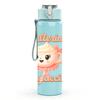 1PC Ballerina Cappuccino Cartoon 750ml Color Plastic Sports Water Bottle Leakproof Flip Straw Lid Suitable for Sports Office Home Use