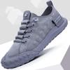 2024 Spring Men's Korean-Style Canvas Skate Shoes - Ice Silk Casual Fashion with Umbrella Cloth Toe Cap