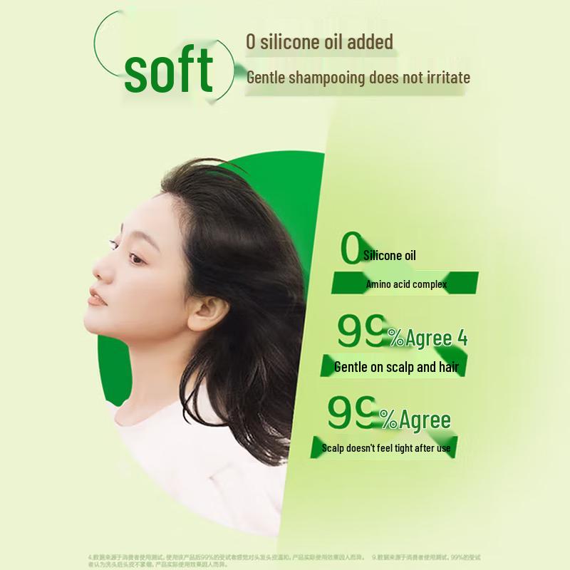 SUPER MiLD Green Field Herbal Shampoo, 4x600ml