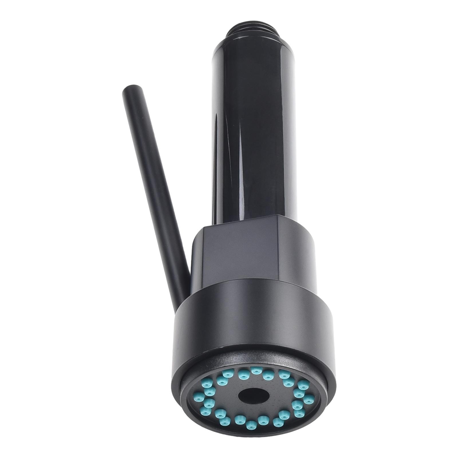 

Pull Out Spray Faucet Shower ABS Bathroom Black Faucet Shower Setting For G1/2inch Pipes High Quality Material